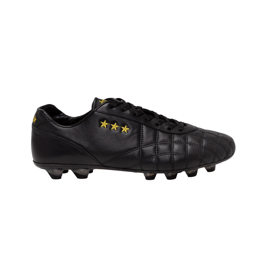 Botas de fútbol Pantofola d'Oro Del Duca FG/AG (Hechas en Italia) - Negro/Oro