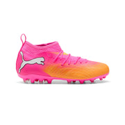 Botas de fútbol Puma Future 9 Match MG Jnr - Rosa Veneno/Rayo Solar/Aqua Brillante