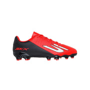 Botas de fútbol Skechers SKX_2 para niños MG - Rojo/Negro
