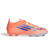 Botas de fútbol júnior adidas F50 Elite FG/AG - Naranja Haz/Azul Lúcido/Blanco Ftwr