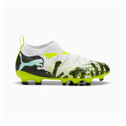Botas de fútbol Puma Future 9 Match Creativity FG/AG Jnr - Menta Jalea/Lima Lujo/Puma Blanco/Puma Negro