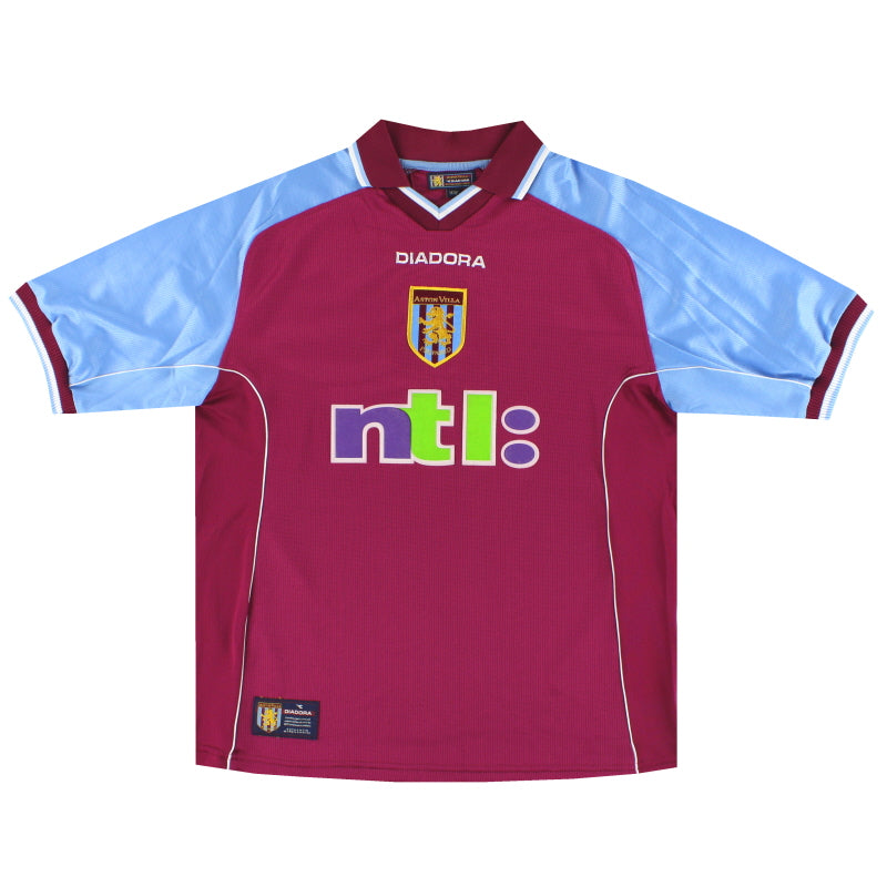 Camiseta Diadora Local Aston Villa 2000-01 XS