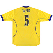 2000-01 Camiseta de Visitante Puma del Everton Weir #5 Talla L