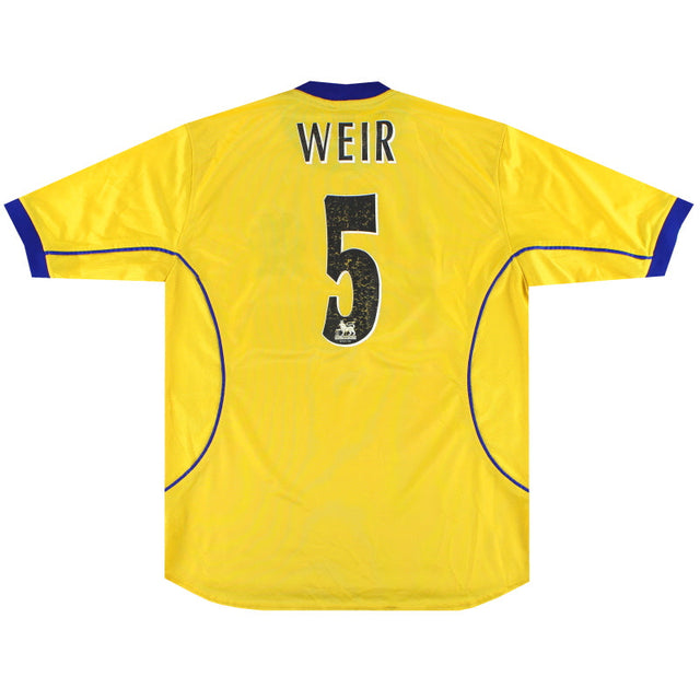 2000-01 Everton Puma Away Shirt Weir #5 L