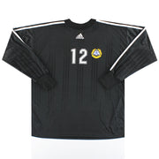 Camiseta de portero de partido de Finlandia de 2000-01 de adidas, talla XL, número 12