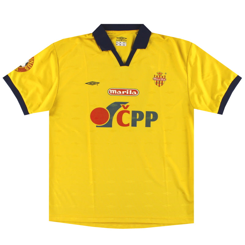 Camiseta de local Umbro oficial del FK Marila Pribram 2000-01 #17 L
