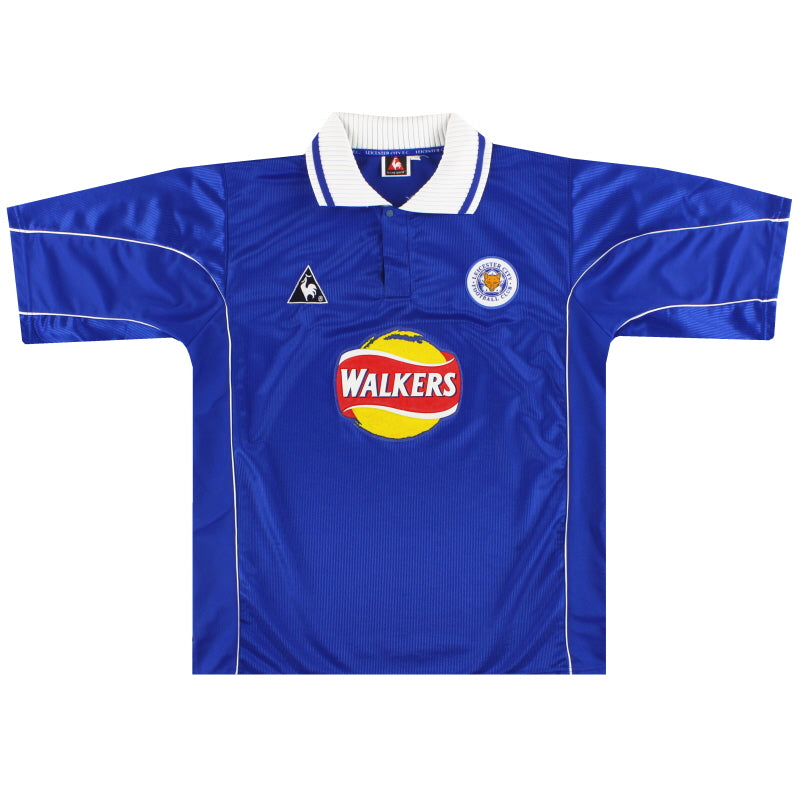 Camiseta de casa Le Coq Sportif del Leicester 2000-01 XXXL