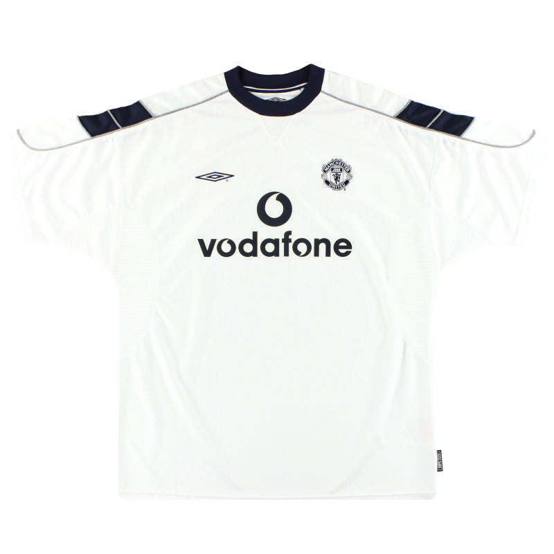2000-01 Manchester United Umbro Camiseta Visitante Talla L