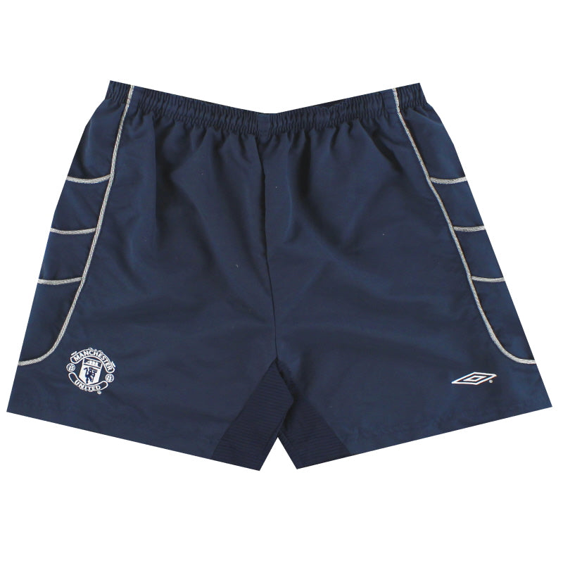 2000-01 Manchester United Umbro Pantalón Corto de Visitante S