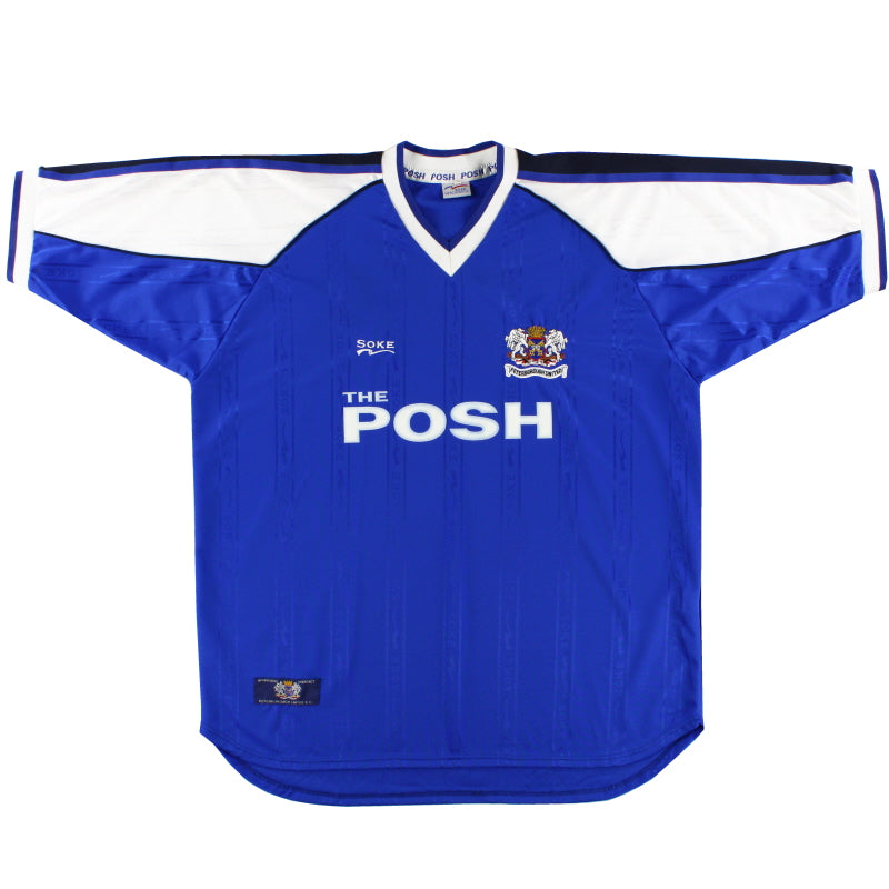 2000-01 Camiseta de local del Peterborough L XL