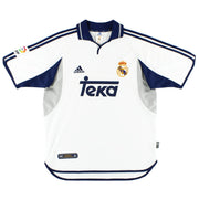 Camiseta del Real Madrid adidas de local 2000-01 XL