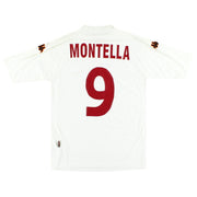 2000-01 Camiseta Visitante Roma Kappa Montella #9 *Como Nueva* XXL