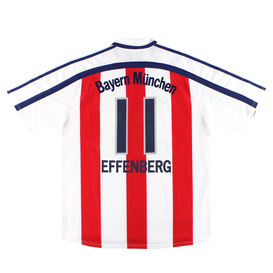 Camiseta de visitante del Bayern de Múnich adidas 2000-01 Effenberg #11 XL