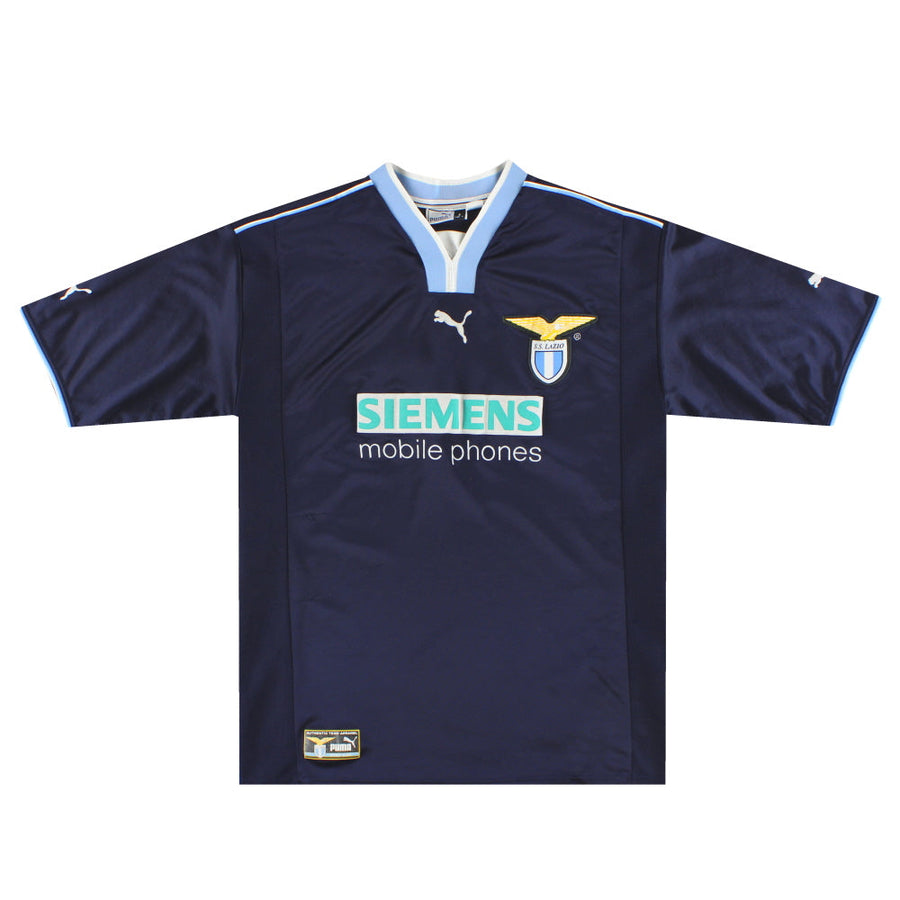 2000-01 Lazio Puma Camiseta de visitante europea L