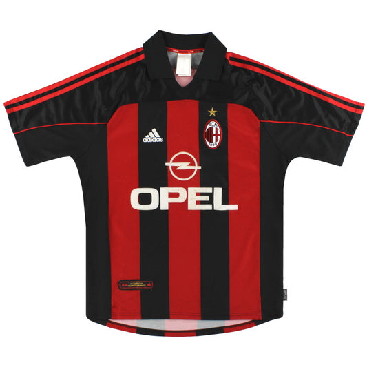 2000-02 AC Milan adidas Home Shirt L