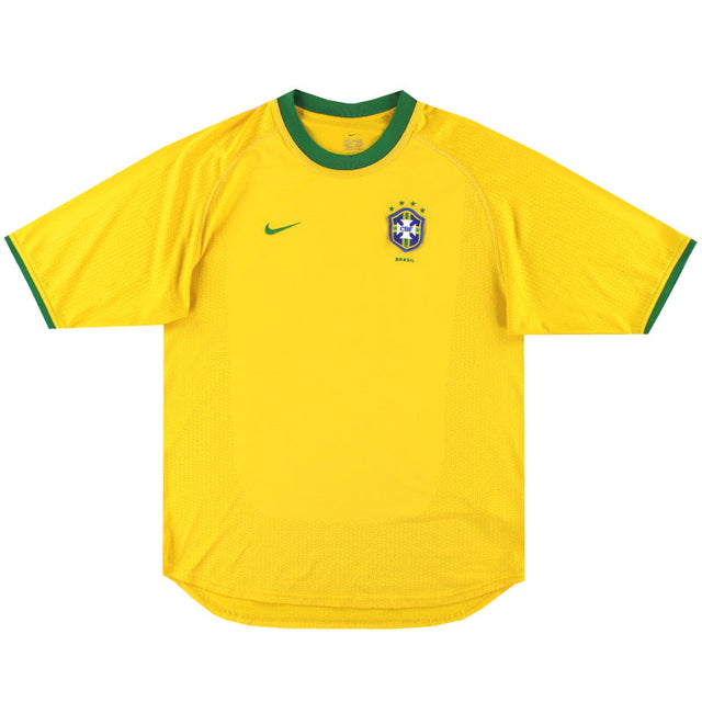 2000-02 Brazil Nike Home Shirt L