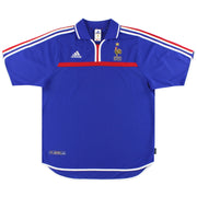 2000-02 Francia adidas Camiseta Local XL