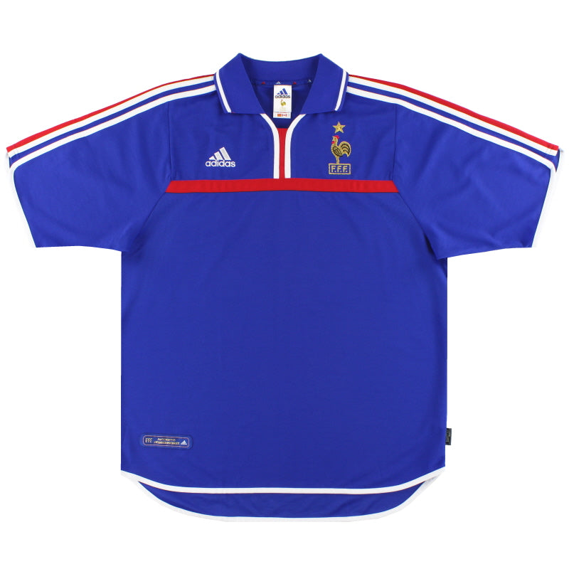 2000-02 Francia adidas Camiseta Local XL