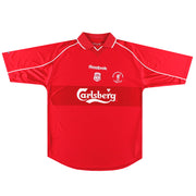 2000-02 Liverpool Reebok Camiseta Local 'Final de Copa' *Impecable* G