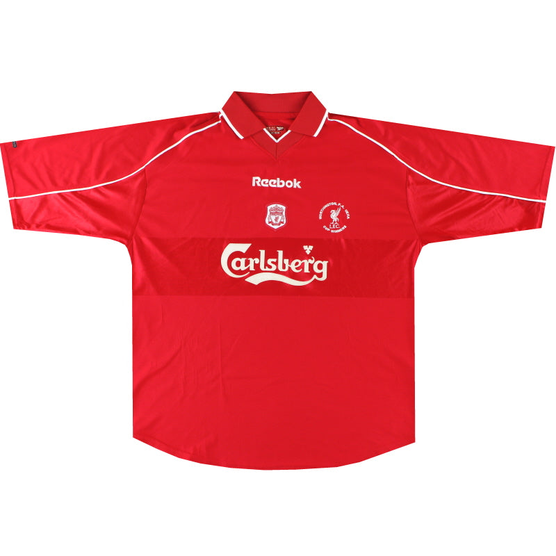 2000-02 Liverpool Reebok 'Cup Winners' Home Shirt L - Classic Football Kit