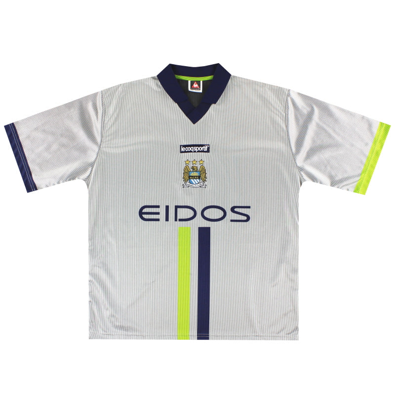 2000-02 Manchester City Le Coq Sportif Camiseta de visitante XXL