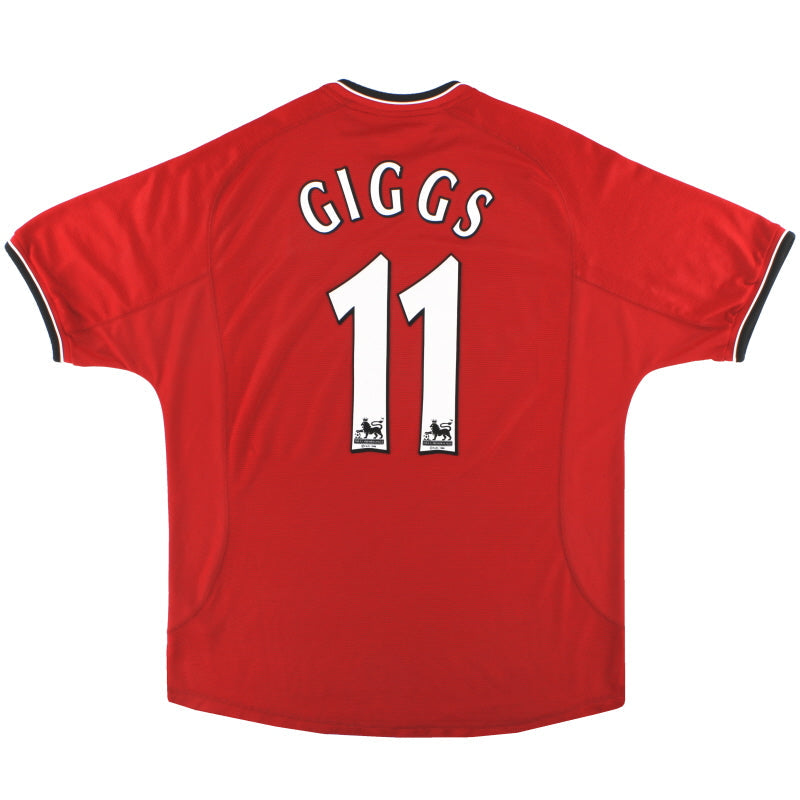 2000-02 Manchester United Umbro Camiseta Local Giggs #11 *Impecable* L