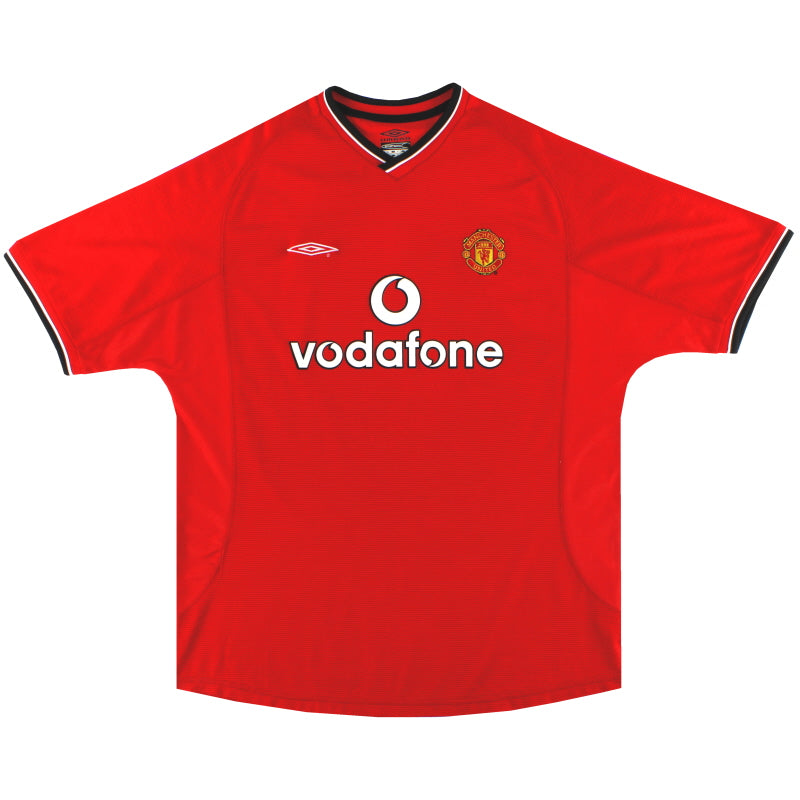 2000-02 Manchester United Umbro Camiseta Local M