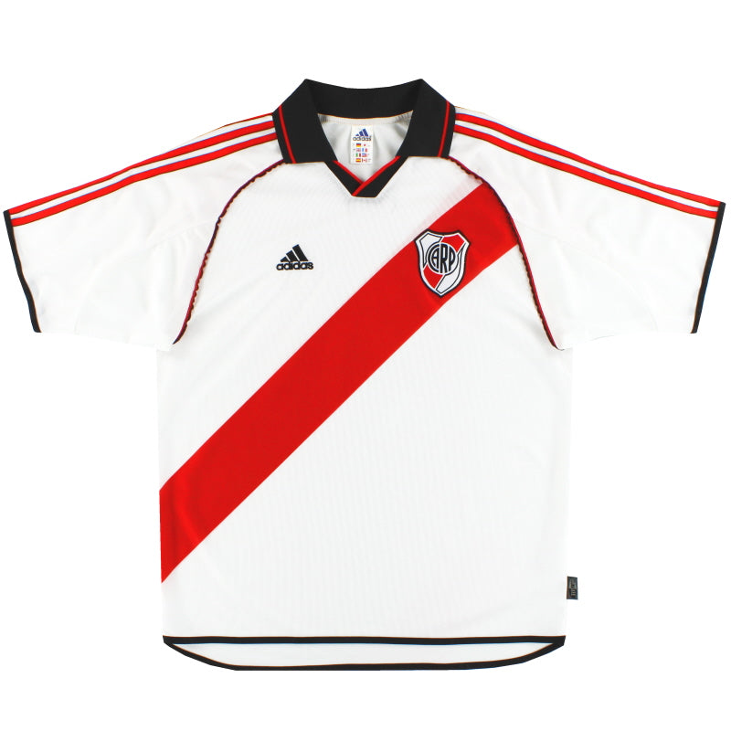 2000-02 River Plate adidas Camiseta de jugador local *Impecable* L