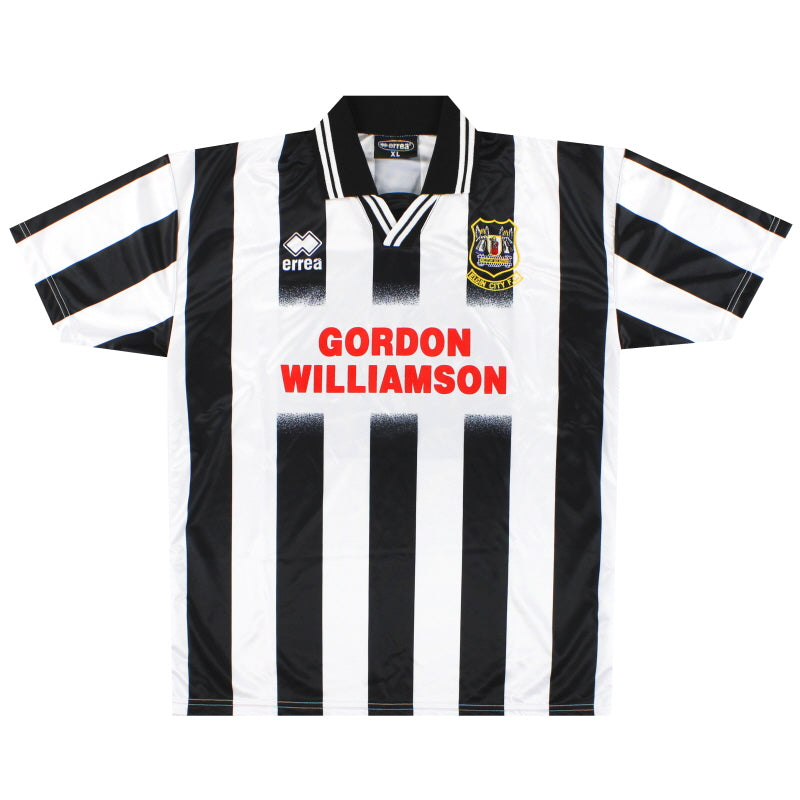 Camiseta local Errea del Elgin City 2000-03, talla XL