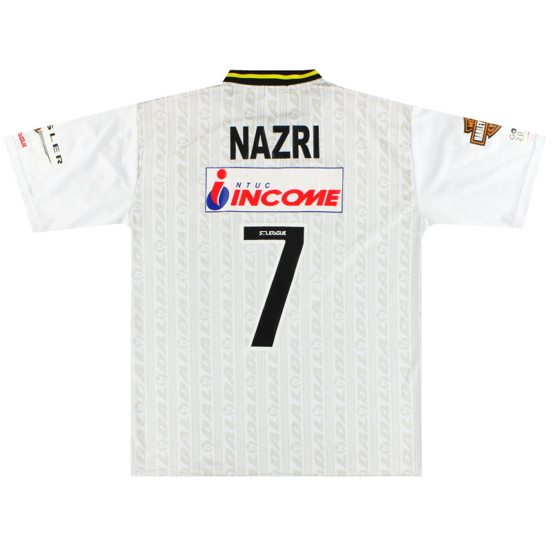 Camiseta de visitante de partido de 2000 del Tampines Rovers, modelo Nazri #7, talla XL