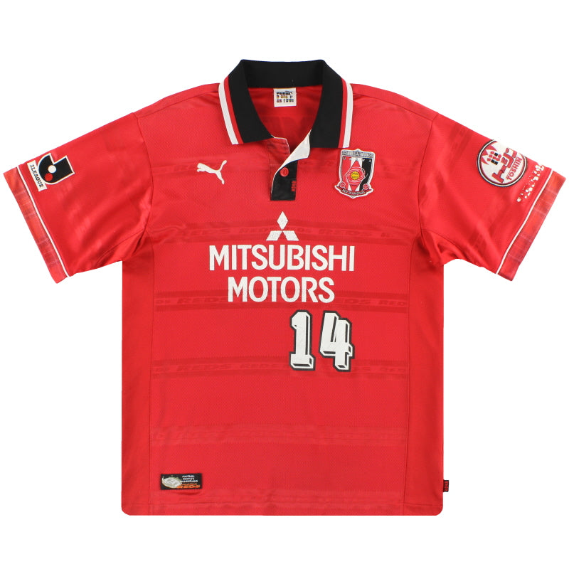 2000 Urawa Red Diamonds Puma Camiseta de Local de Jugador #14 L