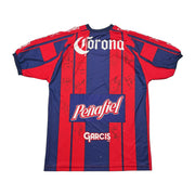 Camiseta del Atlante 2000/01 *firmada por el equipo* de local (L) Garcis