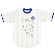 Camiseta de visitante Hertha Berlín *Firmada por el equipo* 2000/01 (M) Nike
