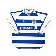 Camiseta de local del QPR 2000/01 Crouch #28 manga larga (XXL) Le Coq