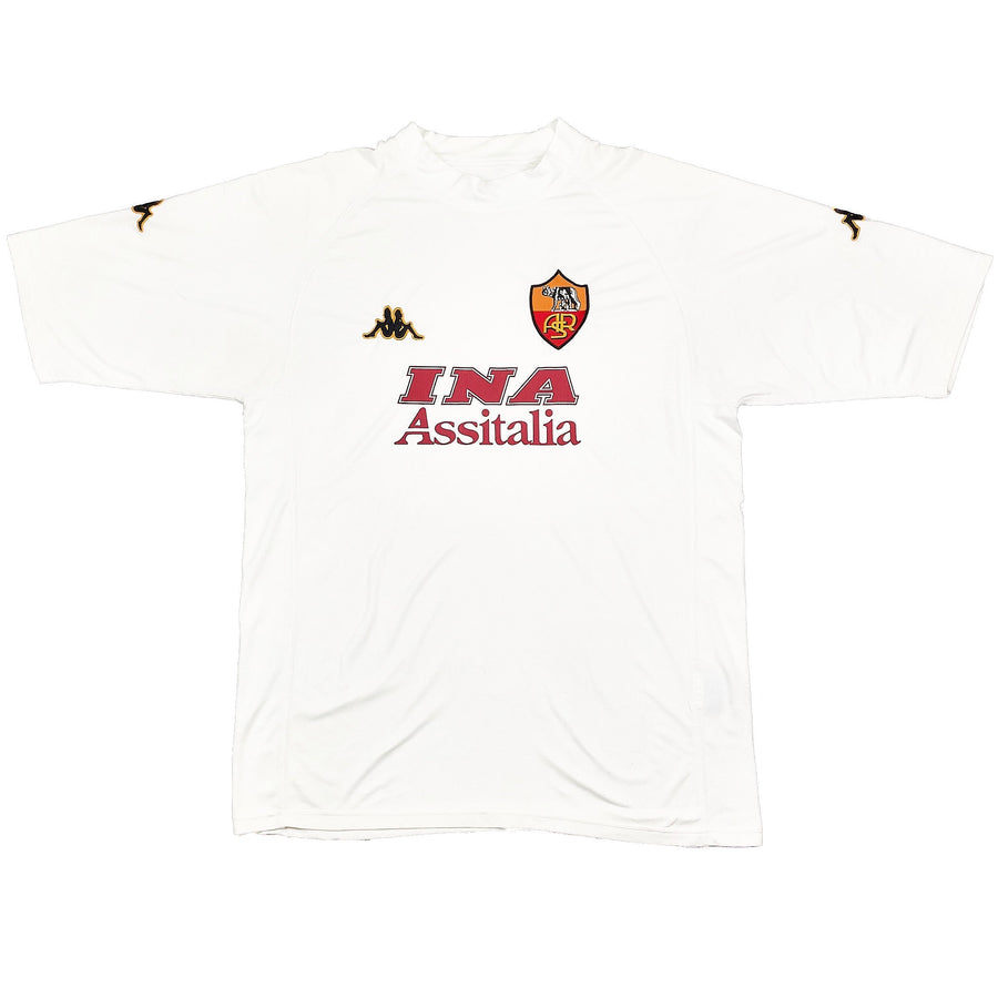 Camiseta de la Roma de la temporada 2000/01 de visitante (XL) Kappa