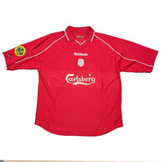 2000/02 Liverpool Camiseta de Casa Europea Fowler #9 (XXL) Reebok