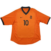 2000/02 Países Bajos Bergkamp #10 Camiseta Local (S) Nike