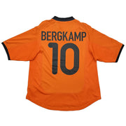 2000/02 Países Bajos Bergkamp #10 Camiseta Local (S) Nike
