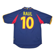 2000/02 España Raúl #10 Camiseta Visitante (M) Adidas