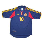2000/02 España Raúl #10 Camiseta Visitante (M) Adidas