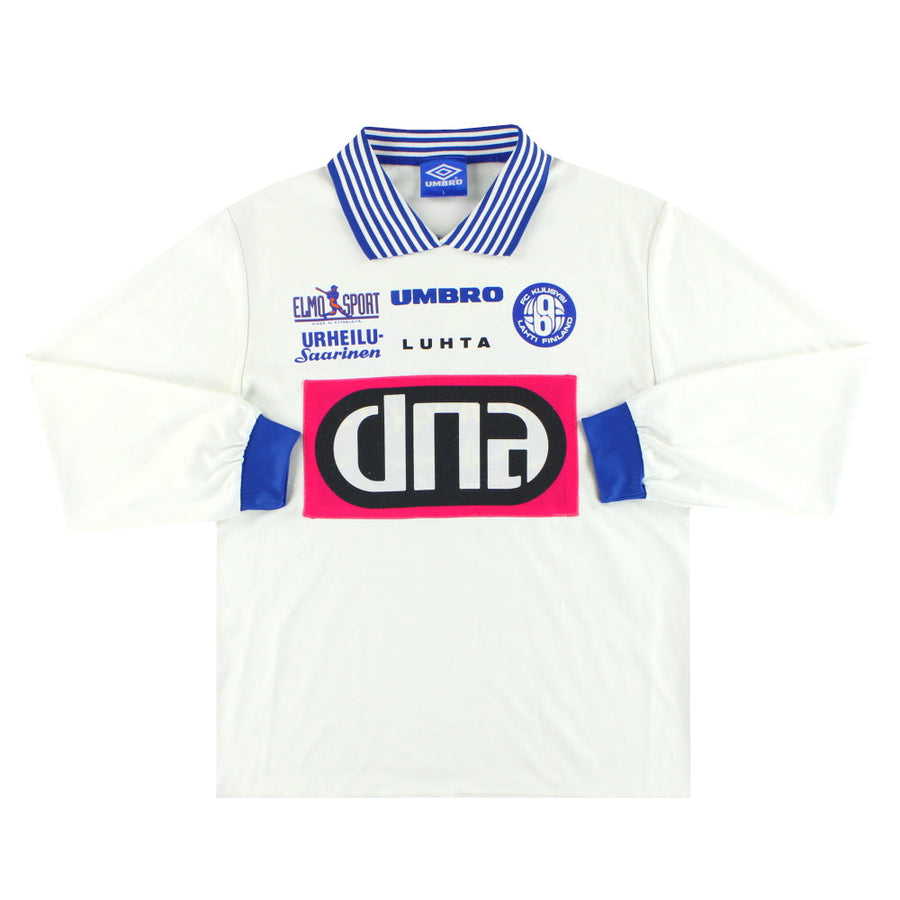 Camiseta de Local FC Kuusysi Umbro de Juego de la década del 2000 #10 Manga Larga Talla L