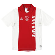 Camiseta de local del Ajax adidas #13 Talla S, edición de jugador, 2001-02