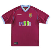 2001-02 Aston Villa Diadora Camiseta Local *Impecable* L