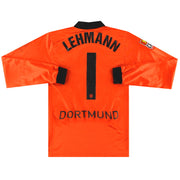 Camiseta de portero del Borussia Dortmund 2001-02 Lehmann #1 Talla S