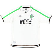 Camiseta de visitante Umbro 'Treble Winners' del Celtic 2001-02 XL