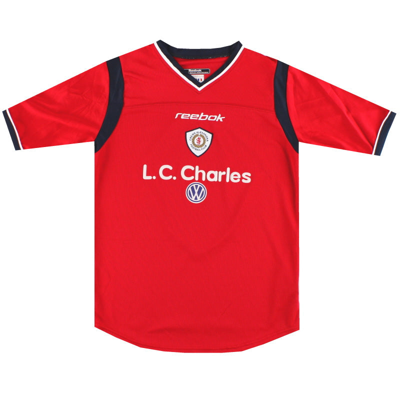 2001-02 Camiseta Crewe Alexandra Reebok Local #8 L.Boys