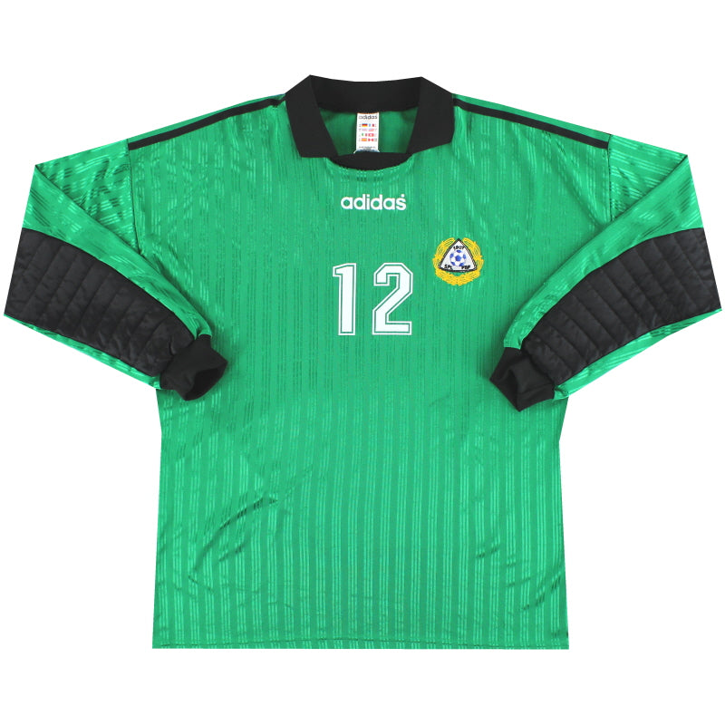 2001-02 Finlandia adidas Camiseta de Portero de partido #12 XL