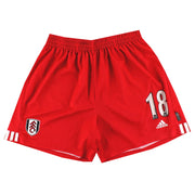 2001-02 Fulham adidas pantalón corto de la segunda equipación #18 XL