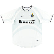 2001-02 Inter de Milán Nike Camiseta Visitante *Excelente* L