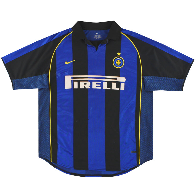 Camiseta de local Nike Inter de Milán 2001-02 L